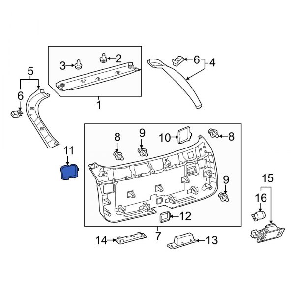 Liftgate Trim Cover