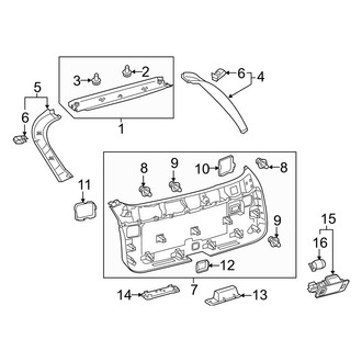 Lexus OE - Lift Gate - Interior Trim