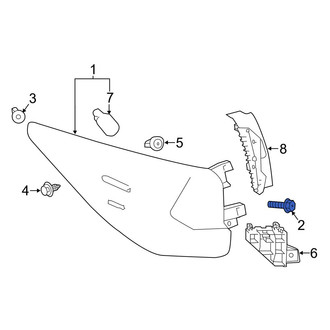 Lexus OE - Rocker Panel Molding Screw