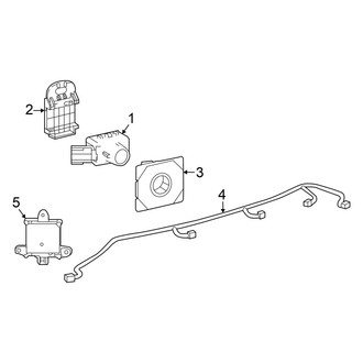 Lexus OE - Rear Bumper - Electrical Components
