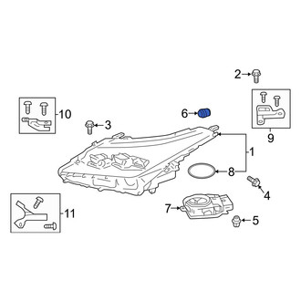 Lexus OE - Headlight Mounting Nut