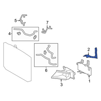 Lexus OE - Automatic Transmission Oil Cooler Bracket