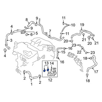 Lexus OE - Engine Coolant Outlet Gasket