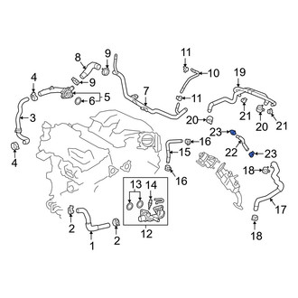 Lexus OE - Brake Hydraulic Line Clamp