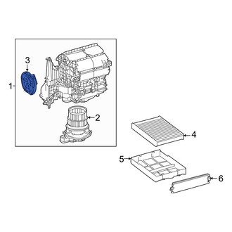 Lexus OE - Front HVAC Air Adjustment Control Motor