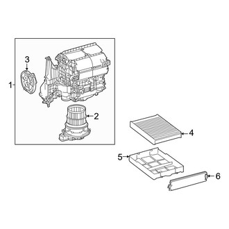 Lexus OE - Air Conditioner & Heater - Blower Motor & Fan