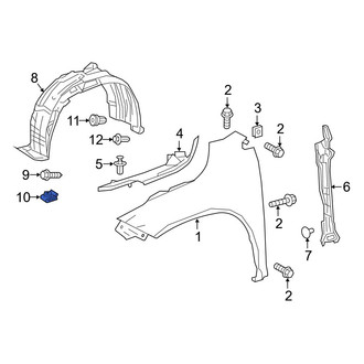 Lexus OE - Rear Bumper Cover Grommet