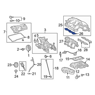 Lexus OE - Upper Fuel Injection Plenum Gasket