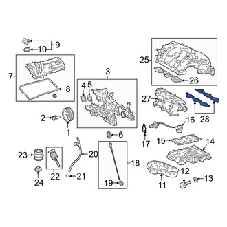 Lexus OE - Lower Engine Intake Manifold Gasket