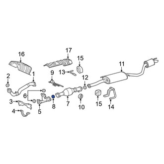 Lexus OE - Catalytic Converter Seal