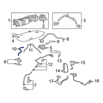 Lexus OE - Evaporative Emissions System Lines