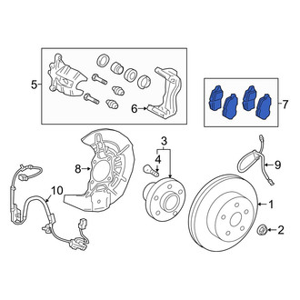 Lexus OE - Front Disc Brake Pad Set