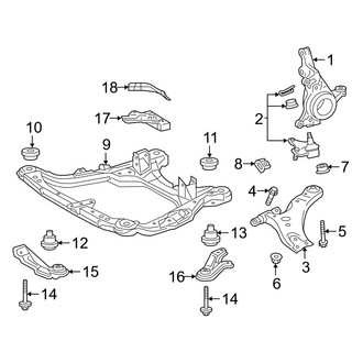 Lexus OE - Front Suspension - Suspension Components