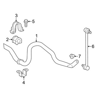 Lexus OE - Front Suspension - Stabilizer Bar & Components