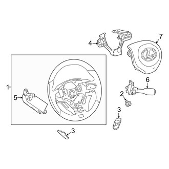 Lexus OE - Steering Wheel & Trim (W/O Woodgrain)