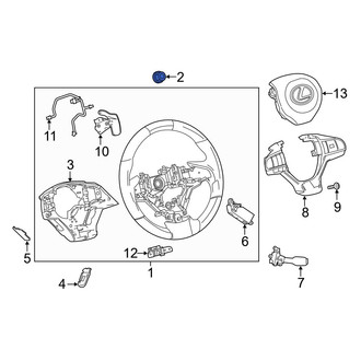Lexus OE - Steering Wheel Nut
