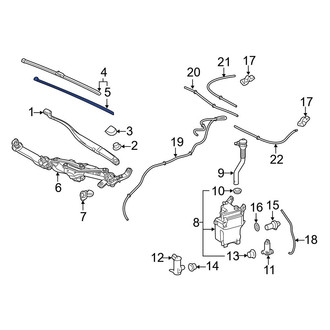 Lexus OE - Front Left Wiper Blade Refill