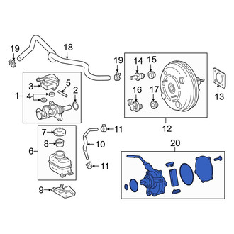 Lexus OE - Power Brake Booster Vacuum Pump