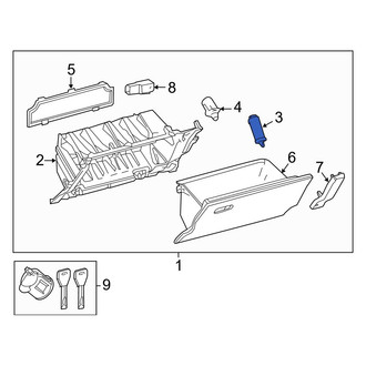 Lexus OE - Glove Box Support