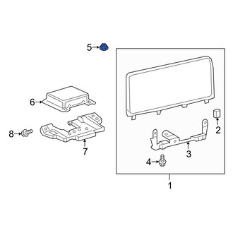 Lexus OE - Reflector Panel Nut