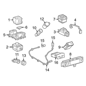 Lexus OE - Console - Electrical Components