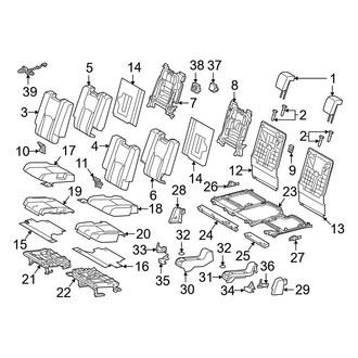 Lexus OE - Seats & Tracks - Third Row Seats