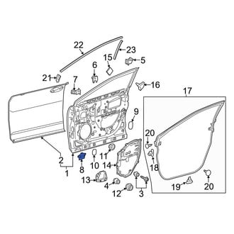 Lexus OE - Door Shell Seal