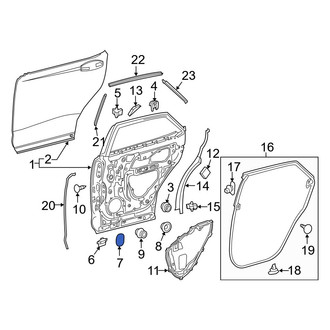 Lexus OE - Rear Door Plug
