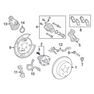 Lexus OE - Wheel Lug Stud
