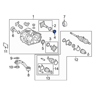 Lexus OE - Rear Right Drive Axle Shaft Seal