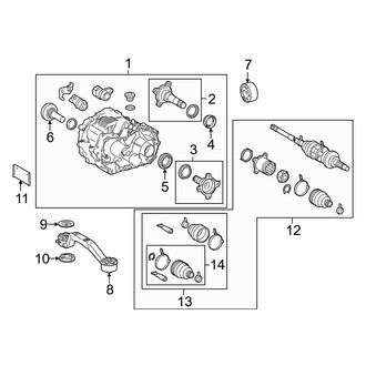 Lexus OE - Rear Suspension - Axle & Differential