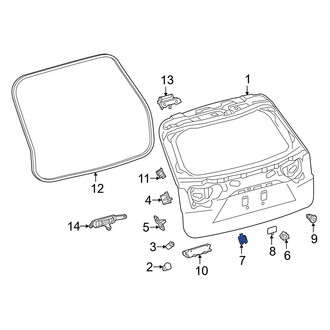 Lexus OE - Inner Liftgate Seal