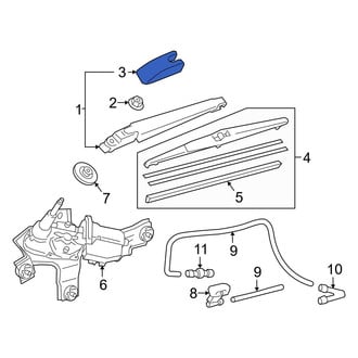 Lexus OE - Wiper Arm Cap