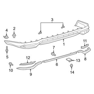 Lexus OE - Rear Bumper - Bumper & Components (Lower Components)