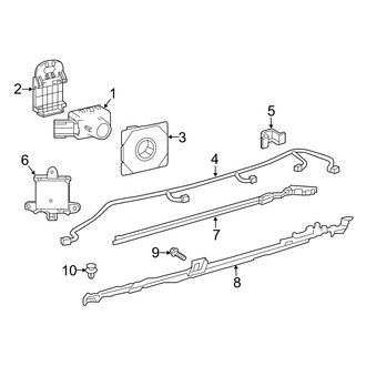 Lexus OE - Rear Bumper - Electrical Components