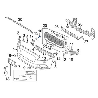 Lincoln OE - Inner Bumper Cover Screw