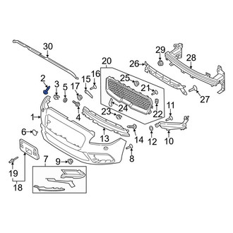 Lincoln OE - Bumper Cover Bolt