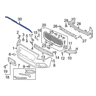 Lincoln OE - Front Bumper Trim
