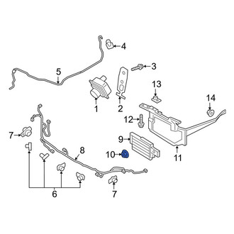 Lincoln OE - Front Cruise Control Distance Sensor Grommet