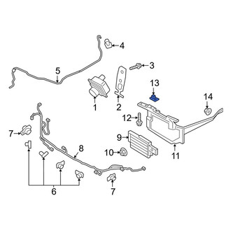 Lincoln OE - Front Cruise Control Distance Sensor Grommet