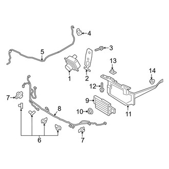 Lincoln OE - Front Bumper & Grille - Electrical Components