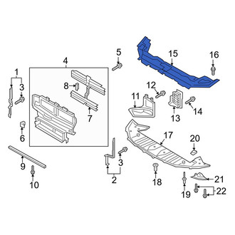 Lincoln OE - Front Radiator Support Access Cover