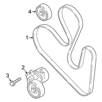 Lincoln OE - Cooling - Belts & Pulleys (2.7L)