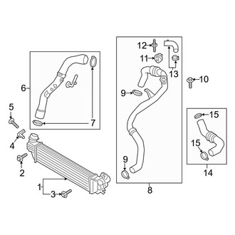 Lincoln OE - Cooling - Intercooler (2.7L)