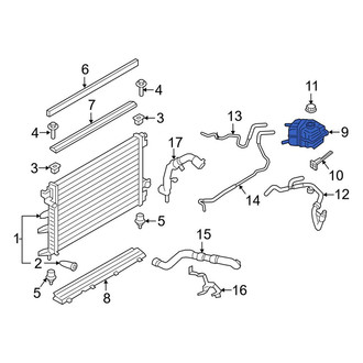 Lincoln OE - Engine Coolant Reservoir