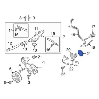 Lincoln OE - Engine Coolant Thermostat Gasket