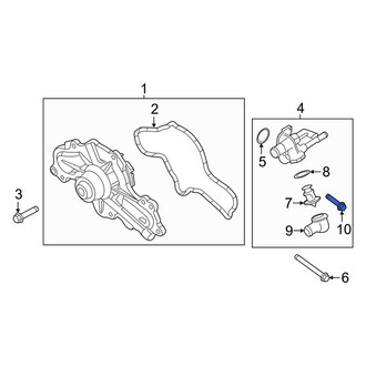 Lincoln OE - Engine Coolant Thermostat Housing Bolt