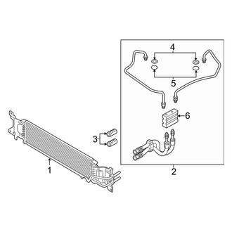 Lincoln OE - Cooling - Trans Oil Cooler (3.7L)