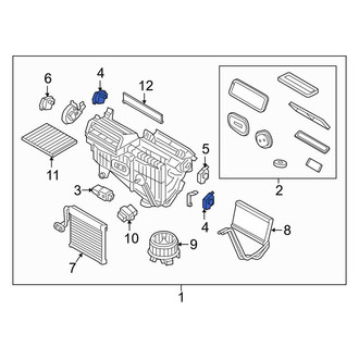 Lincoln OE - HVAC Air Inlet Door Actuator