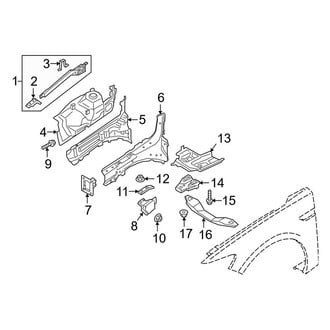 Lincoln OE - Fender - Structural Components & Rails
